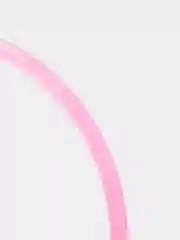Розовый светящийся LED ошейник силиконовый для собак, на USB зарядке