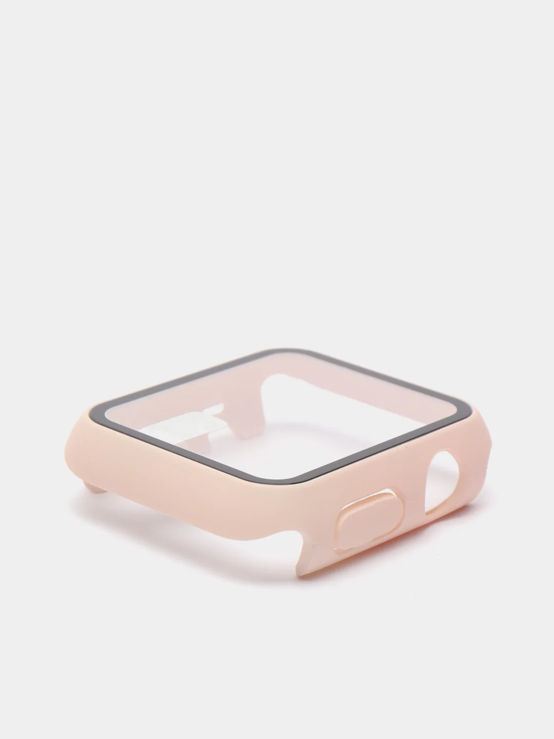 Пудровый ремешок для Apple Watch + чехол со стеклом