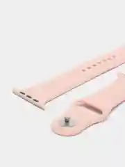 Пудровый ремешок для Apple Watch + чехол со стеклом