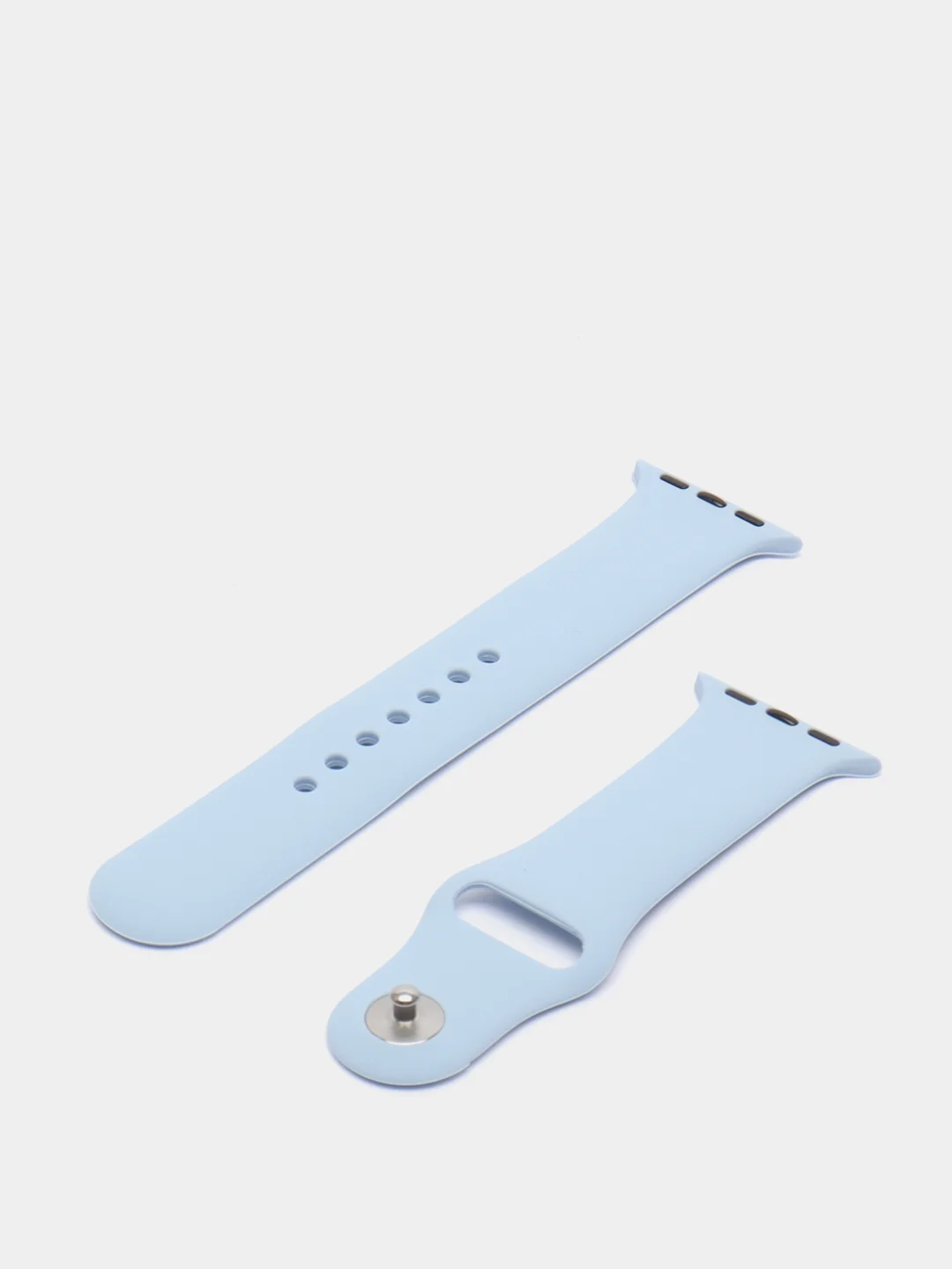 Небесно-голубой ремешок для Apple Watch + чехол со стеклом