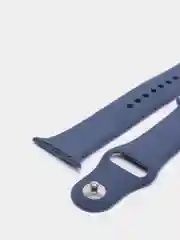 Темно-синий ремешок для Apple Watch + чехол со стеклом