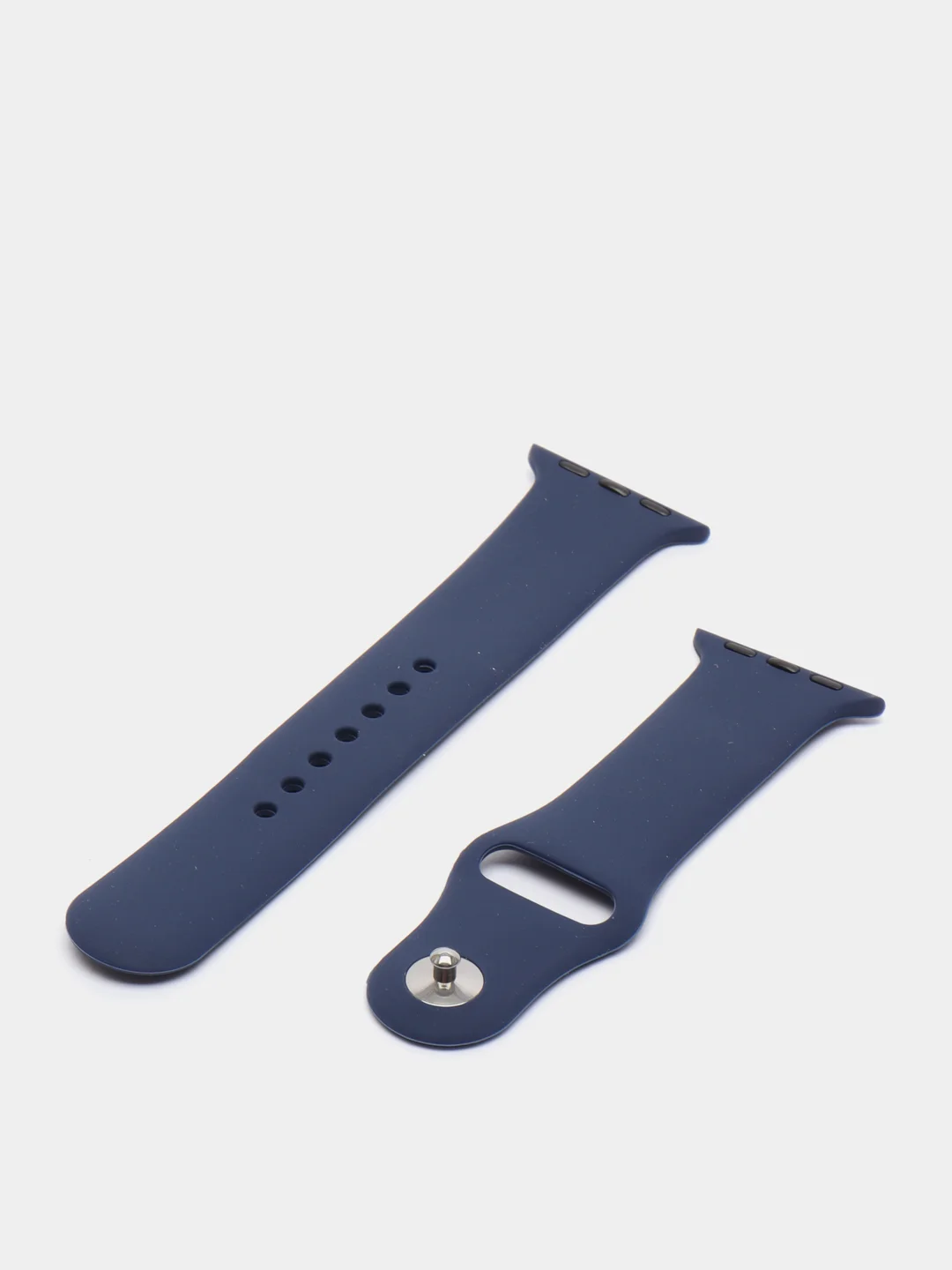 Темно-синий ремешок для Apple Watch + чехол со стеклом