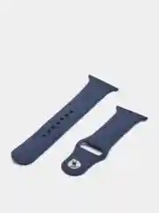 Темно-синий ремешок для Apple Watch + чехол со стеклом
