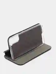 Черный чехол-книжка для Samsung Galaxy S21