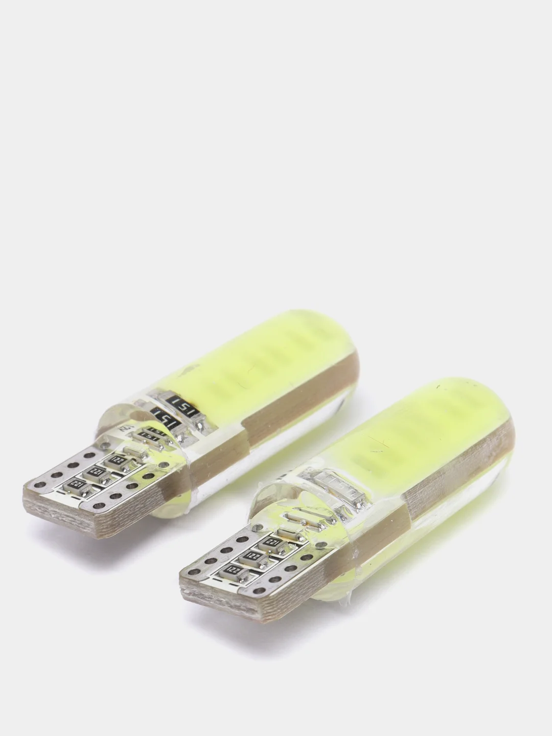 Светодиодные лампы (2шт) canbus в габарит, салон, подсветка номера 12LED silicon
