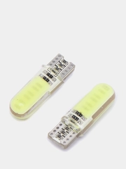 Светодиодные лампы (2шт) canbus в габарит, салон, подсветка номера 12LED silicon