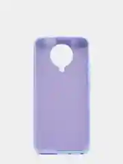 Небесно-голубой чехол Xiaomi Redmi K30 Pro / Poco F2 Pro с закрытым низом и бархатом внутри Silicone Cover