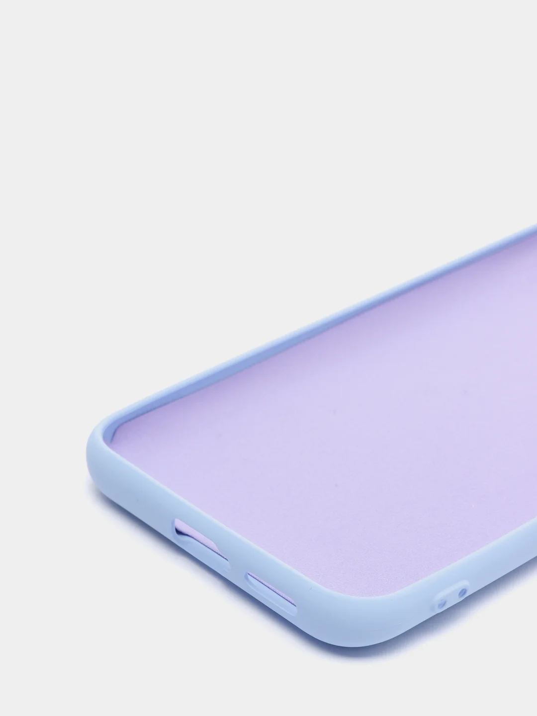 Небесно-голубой чехол Xiaomi Redmi K30 Pro / Poco F2 Pro с закрытым низом и бархатом внутри Silicone Cover