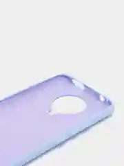Небесно-голубой чехол Xiaomi Redmi K30 Pro / Poco F2 Pro с закрытым низом и бархатом внутри Silicone Cover