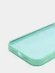 Мятный чехол Silicone Case для iPhone 12 / iPhone 12 Pro, закрытый низ