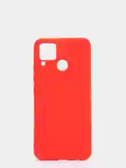 Красный чехол для Realme C15, силиконовый, матовый