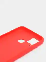 Красный чехол для Realme C15, силиконовый, матовый