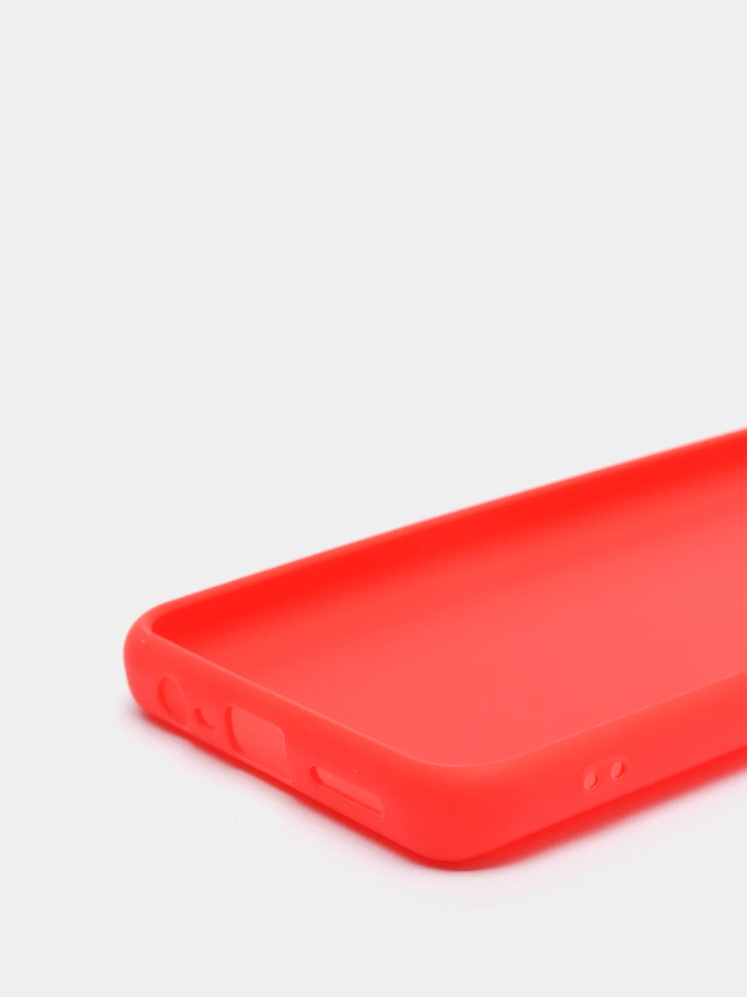 Красный чехол для Realme C15, силиконовый, матовый