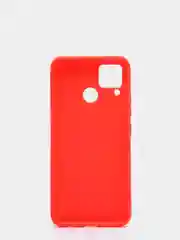 Красный чехол для Realme C15, силиконовый, матовый