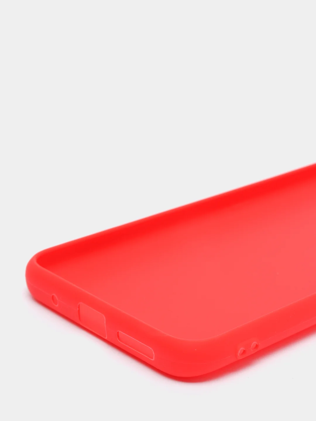 Красный чехол Xiaomi Redmi 10, Сяоми Редми 10 силиконовый, цветной, матовый