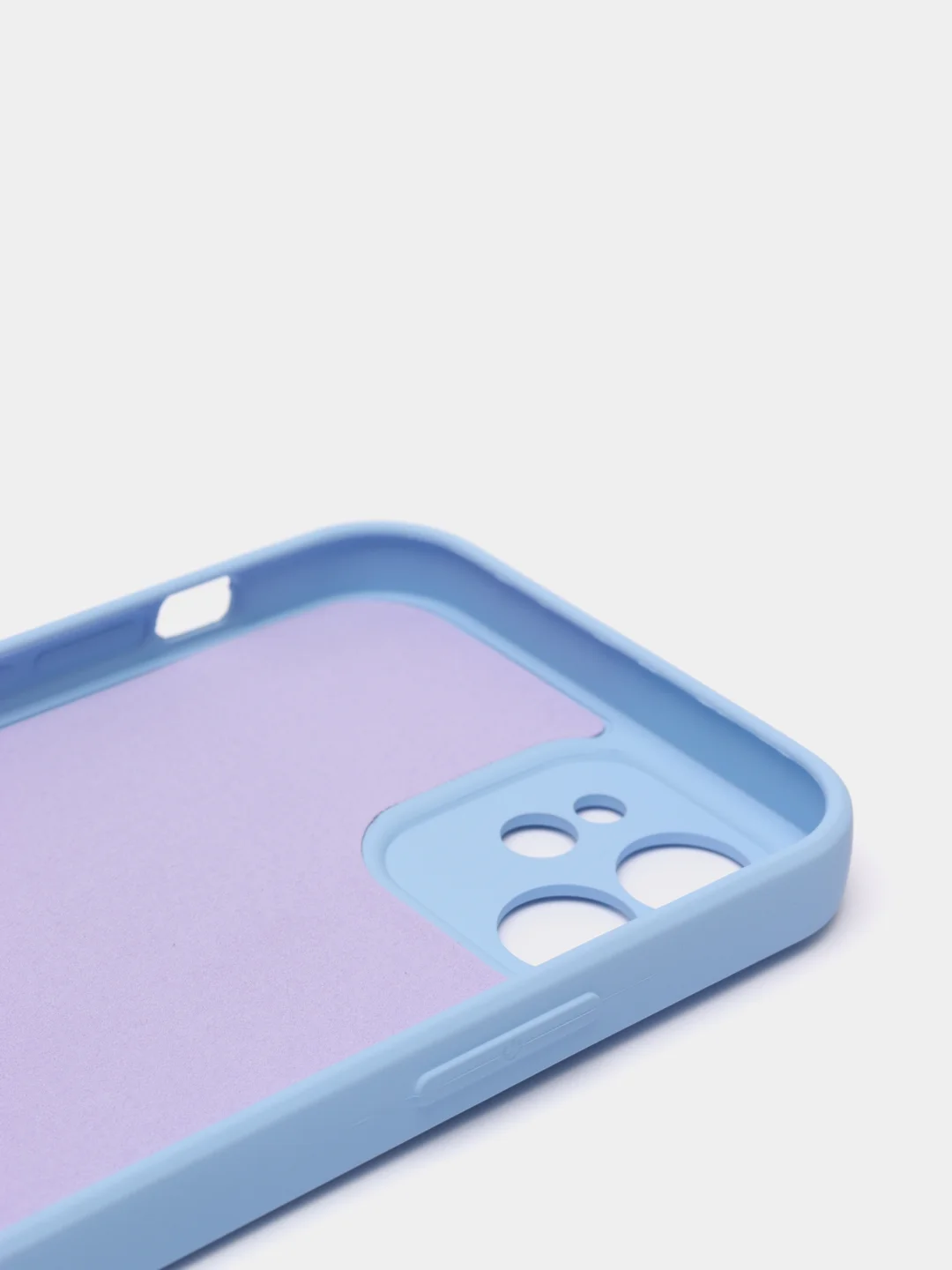 Ледяной чехол для iPhone 11, 12 с бархатной подкладкой с картинкой / рисунком