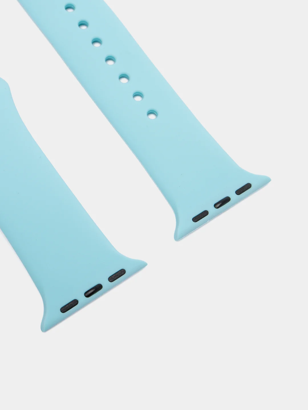 Светло-синий ремешок для Apple Watch, силиконовый