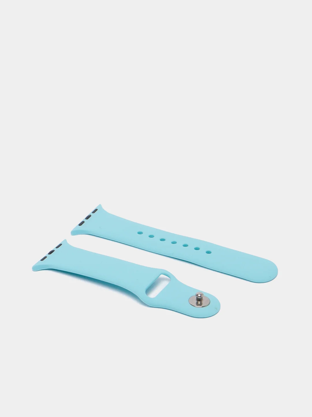 Светло-синий ремешок для Apple Watch, силиконовый