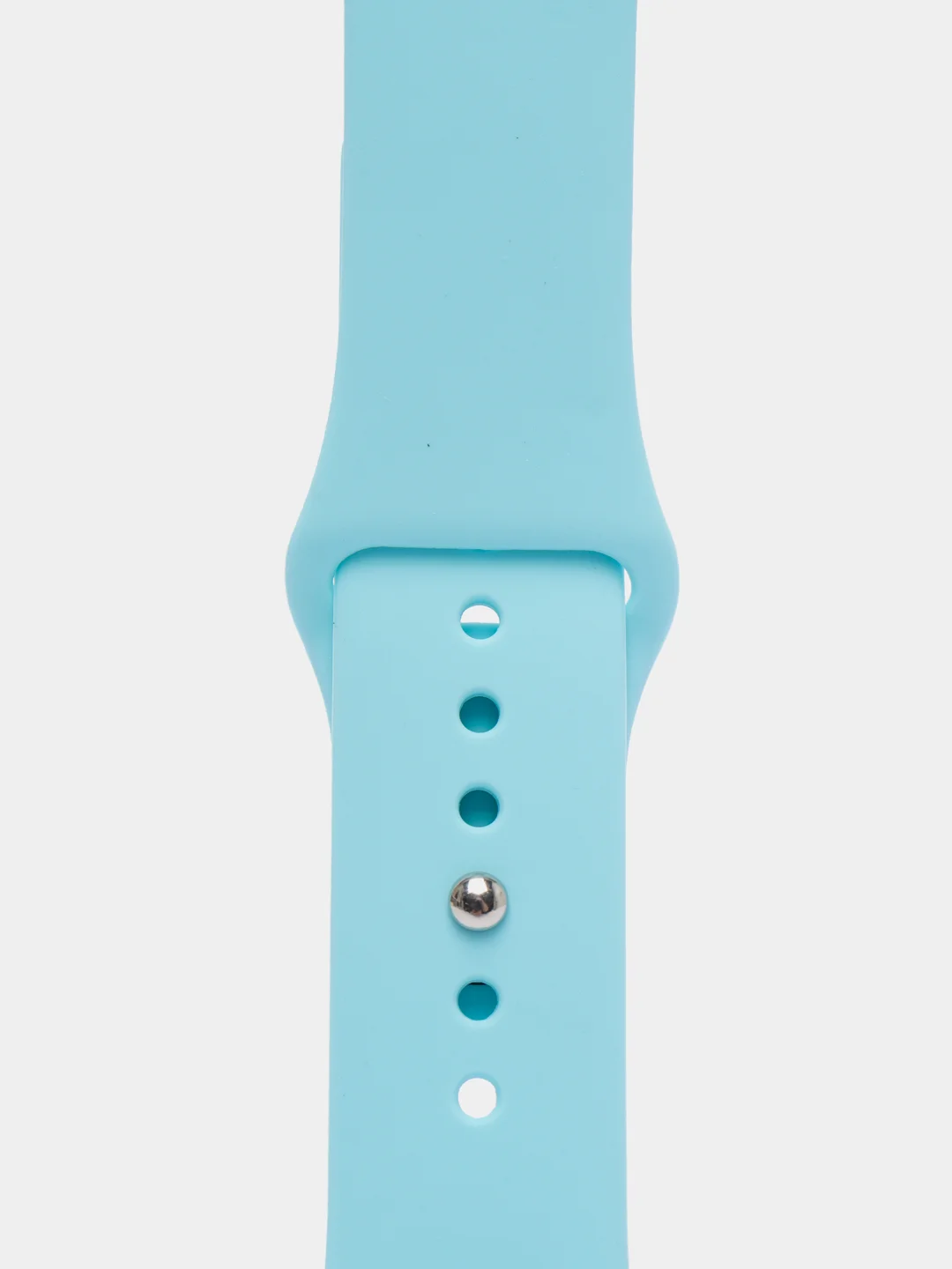 Светло-синий ремешок для Apple Watch, силиконовый