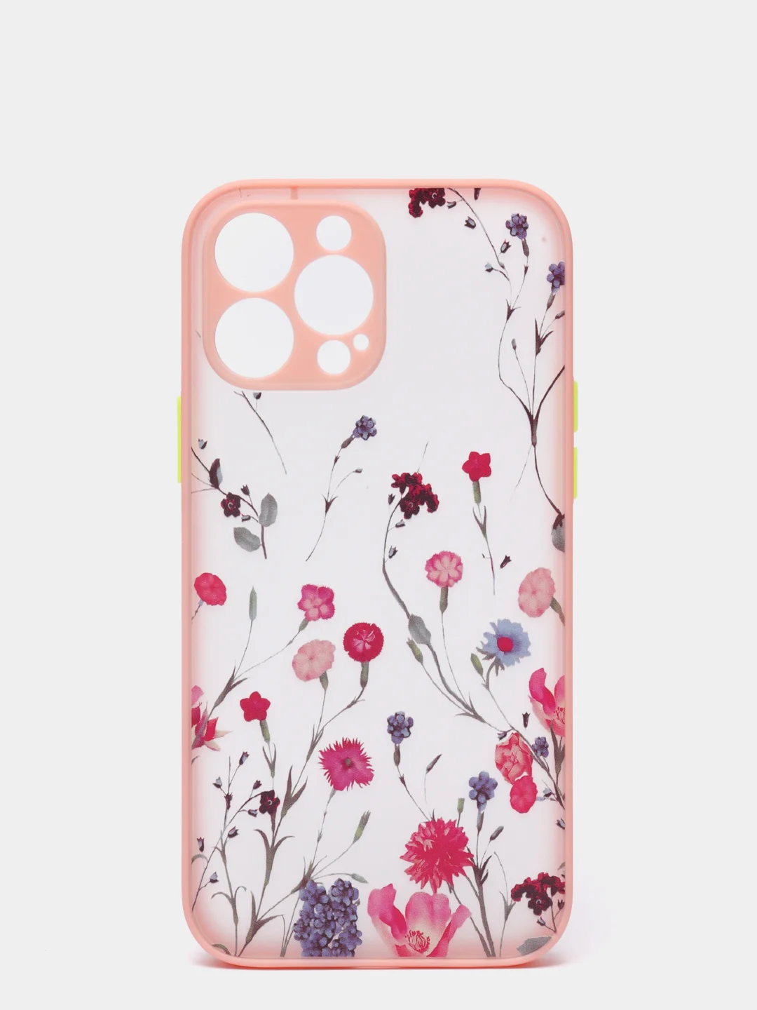 Розовый чехол для айфон (iPhone) 11 13 14 15 / 7 / 8 Plus / SE2 Pro Max XR про макс пластиковый