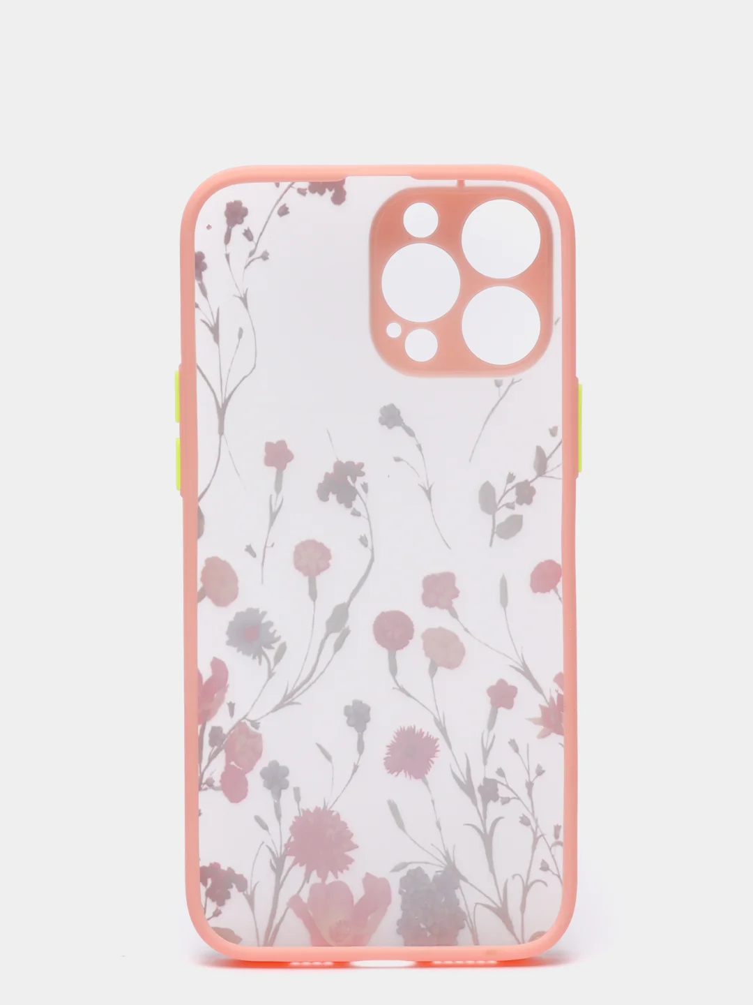 Розовый чехол для айфон (iPhone) 11 13 14 15 / 7 / 8 Plus / SE2 Pro Max XR про макс пластиковый
