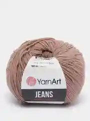 Коричневый пряжа YarnArt Jeans, 50 г, 160 м