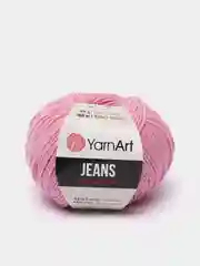 Тёмно-розовый пряжа YarnArt Jeans, 50 г, 160 м