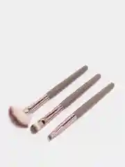 Серебряный косметический набор кистей для макияжа, 9 штук
