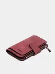 Багровый кошелек женский  Baellerry из замшевой экокожи, 10 цветов