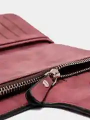 Багровый кошелек женский  Baellerry из замшевой экокожи, 10 цветов