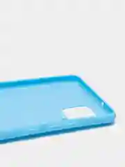Голубой чехол для Samsung Galaxy A42 силиконовый матовый