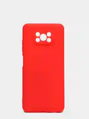 Красный чехол на Xiaomi Poco X3 (NFC) / X3 Pro силиконовый, сяоми поко