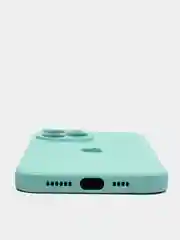 Мятный чехол на iPhone 11, 13, 12, XR, Pro, Max, Mini, бархатный