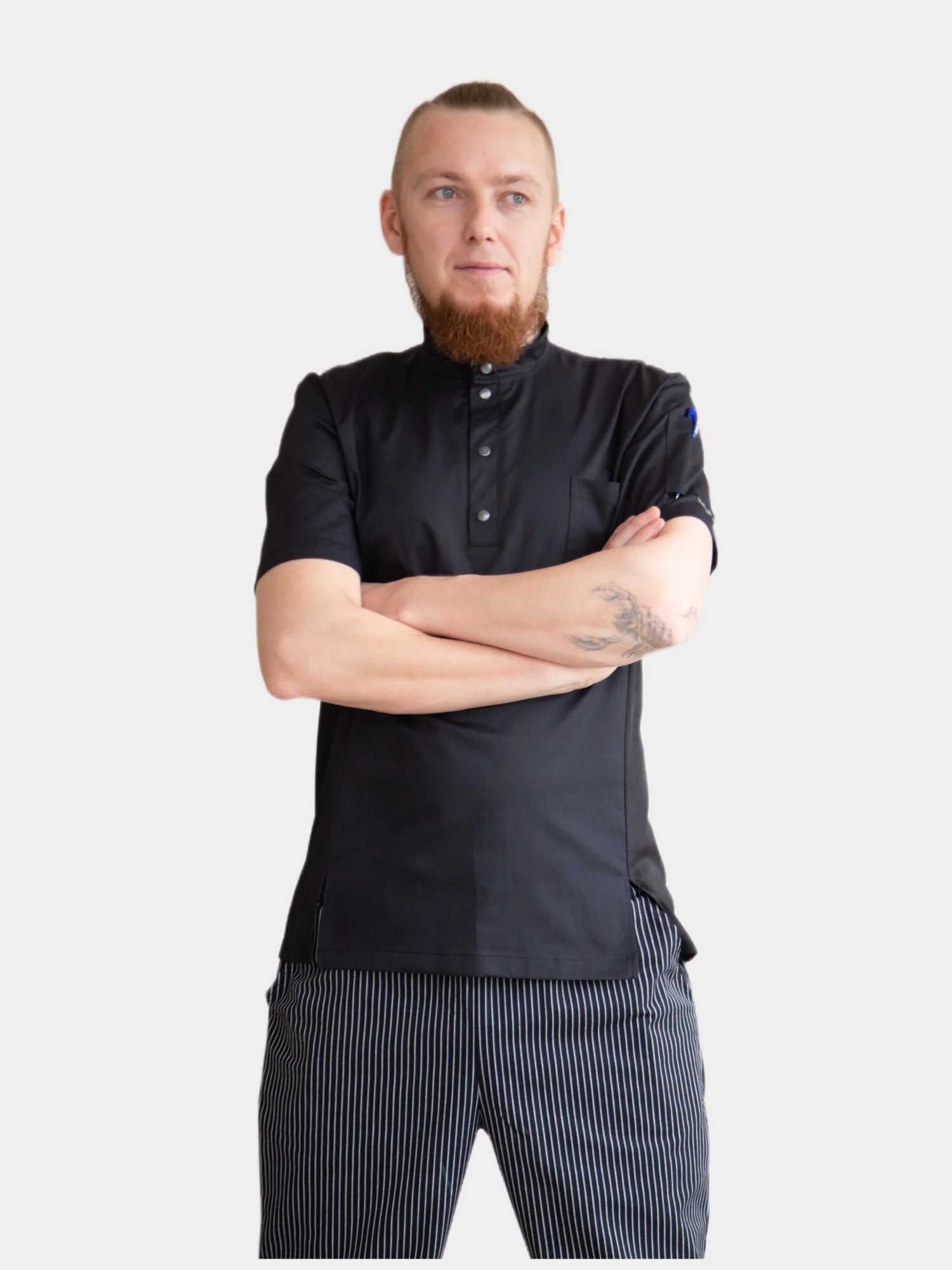 Китель поварской ALFIN uni, мужской, черный