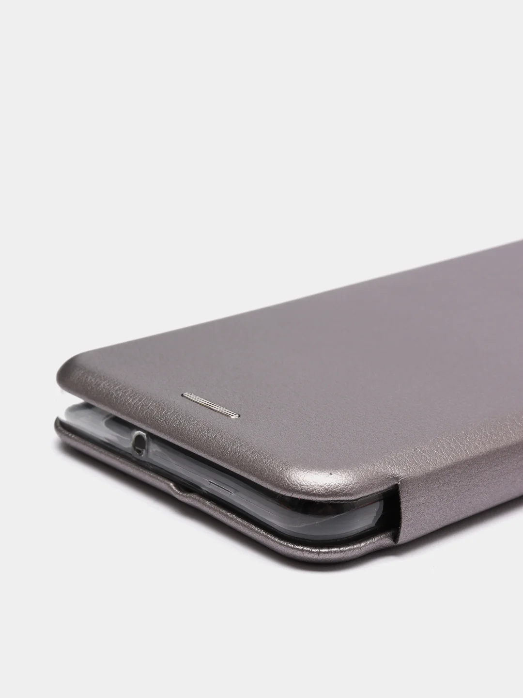 Серебряный чехол-книжка для Samsung Galaxy A32