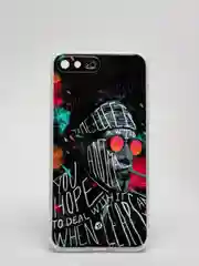 Тёмно-коричневый чехол Apple iPhone 7 / 8 / SE 2020, 5 / 5s / SE 2016, 7 Plus / 8+ силиконовый с рисунком
