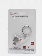 Серебряный otg переходник MicroUSB переходник для подключения USB-флэшек к смартфону