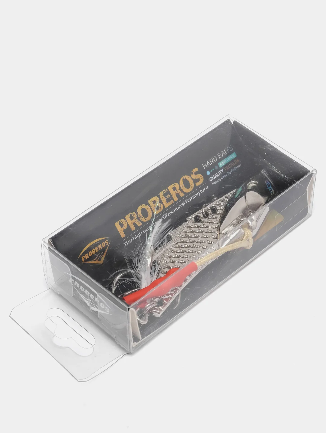 Серебряный рыболовная блесна PROBEROS, цикада (cicada), 5 размеров, 2 цвета