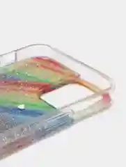 Оливковый чехол iPhone 12 (6.1)/ 12 Pro, Pro Max, mini силиконовый переливающийся жидкий с блестками