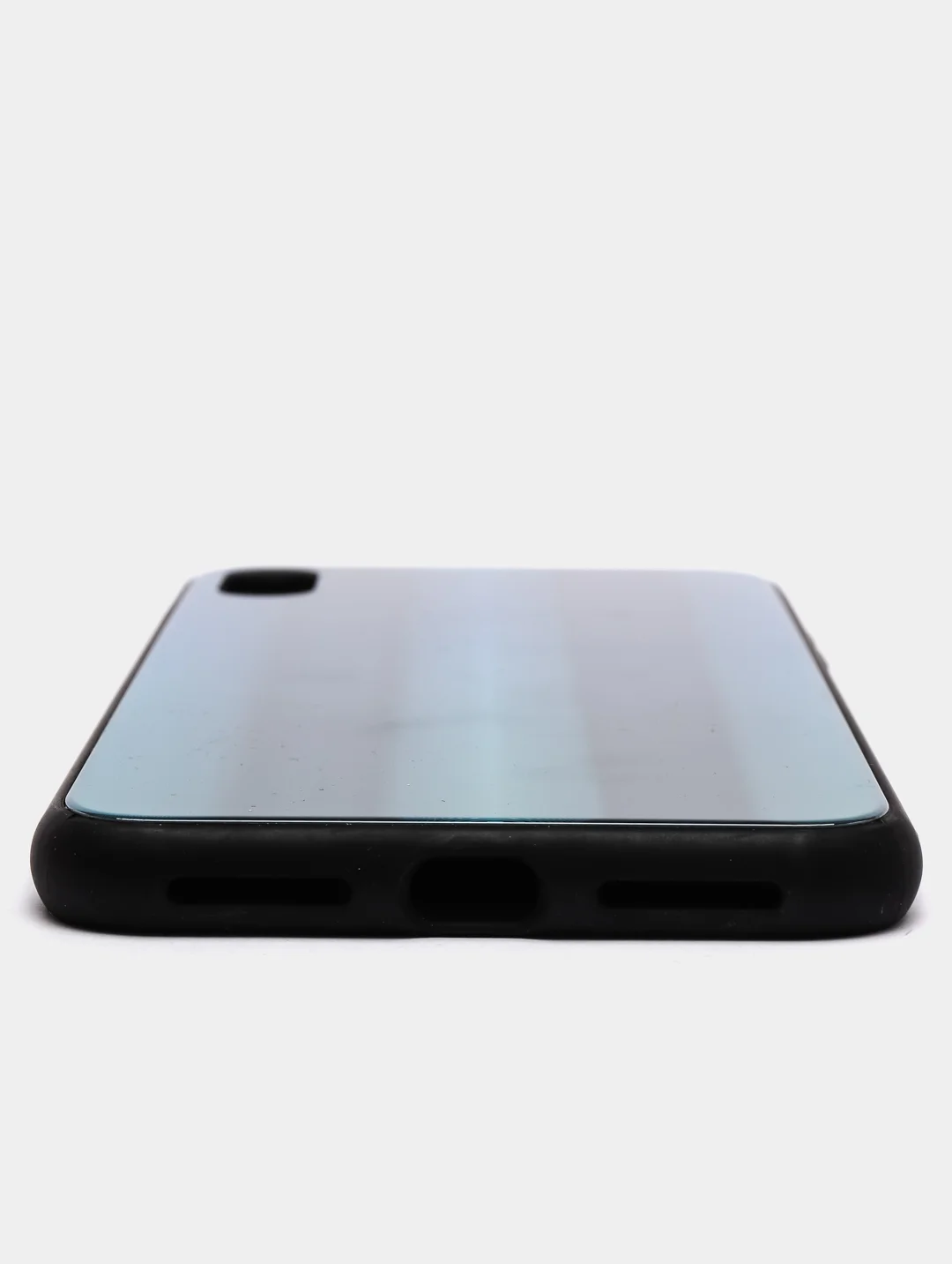 Синий apple iPhone Xs Max чехол пластиковый голографический