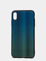 Синий apple iPhone Xs Max чехол пластиковый голографический