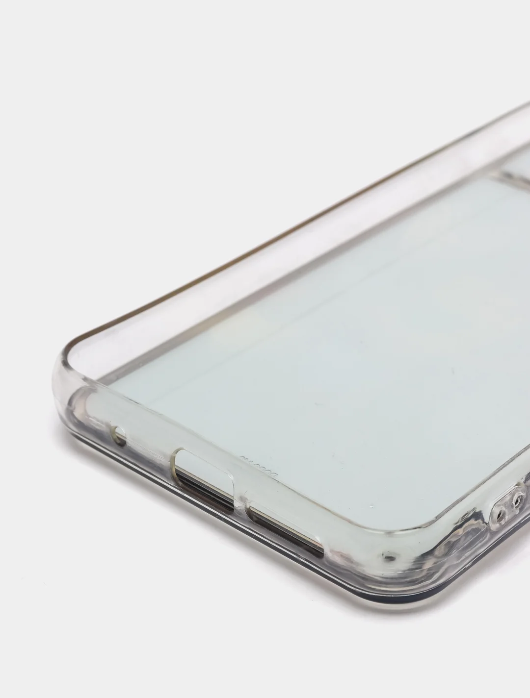 Фуксия чехол Xiaomi Poco M3 силиконовый переливающийся жидкий с блестками и защитой камеры