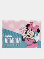 Альбом для рисования 40 листов на гребне, А4 "Минни Маус"
