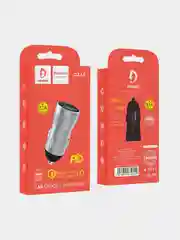 Автомобильное зарядное устройство Denmen DZ10, 1 USB/1 Type-C, 3.0 A
