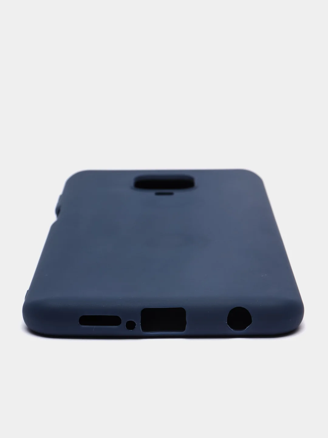 Темно-синий чехол Xiaomi Redmi Note 9 Pro / Note 9 Pro Max / Note 9S силиконовый цветной матовый