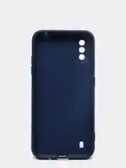 Темно-синий чехол Samsung Galaxy A01 / M01, Галакси А01 / М01 чехол силиконовый рифленый
