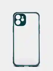 Зеленый чехол для телефона iPhone 12   Противоударный Прозрачный матовый