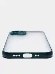 Зеленый чехол для телефона iPhone 12   Противоударный Прозрачный матовый