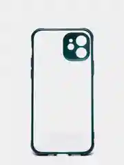 Зеленый чехол для телефона iPhone 12   Противоударный Прозрачный матовый