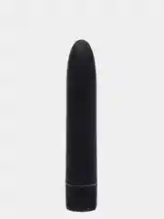 Черный пластиковый вибратор, 14*2,5 см